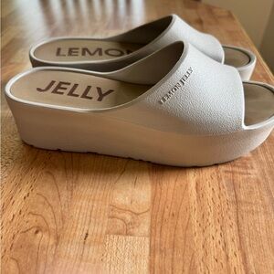 Lemon Jelly Sunny Platform Slides - Women’s Size EU 38